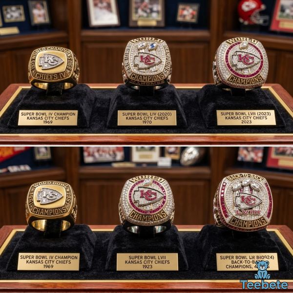 Kansas City Chiefs Championship Ring Evolution