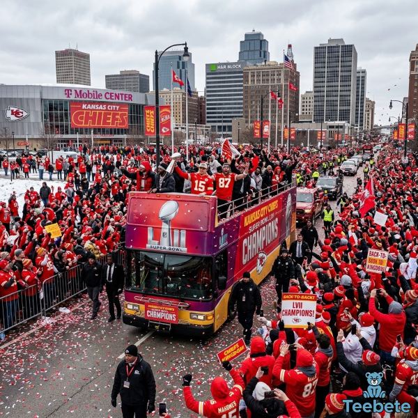 Kansas City Chiefs Parade Celebration Downtown