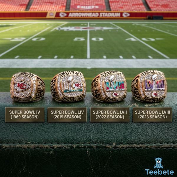 Kansas City Chiefs Super Bowl Rings Timeline