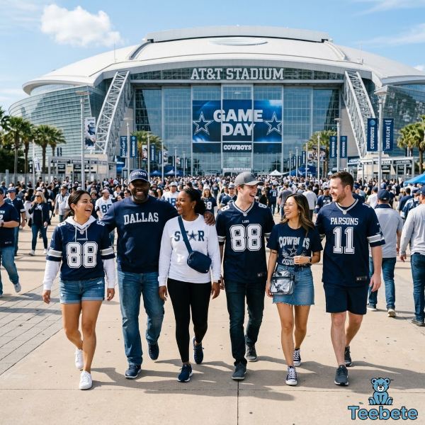 Stylish Cowboys Fans Outside ATT Stadium
