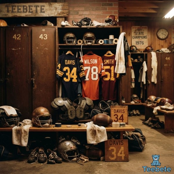 Vintage Football Uniform Style From The Seventies And Eighties
