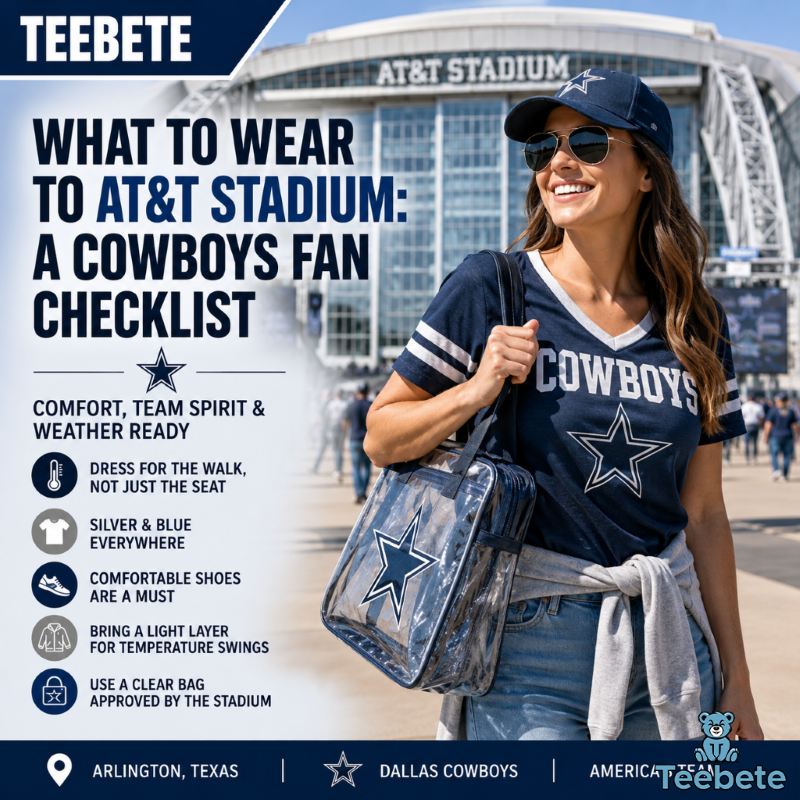 What to Wear to AT&T Stadium A Cowboys Fan Checklist
