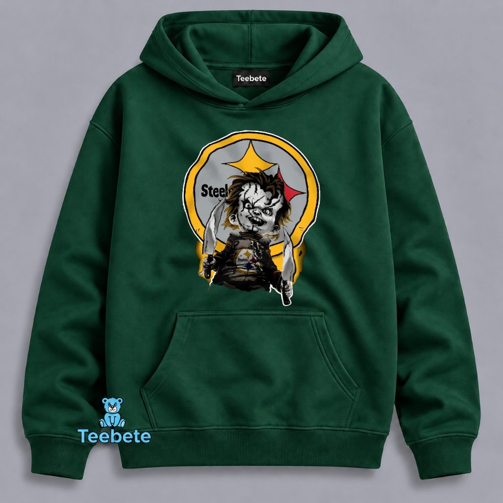Chucky Pittsburgh Steelers Horror Doll Hoodie Chucky Pittsburgh Steelers Horror Doll Hoodie