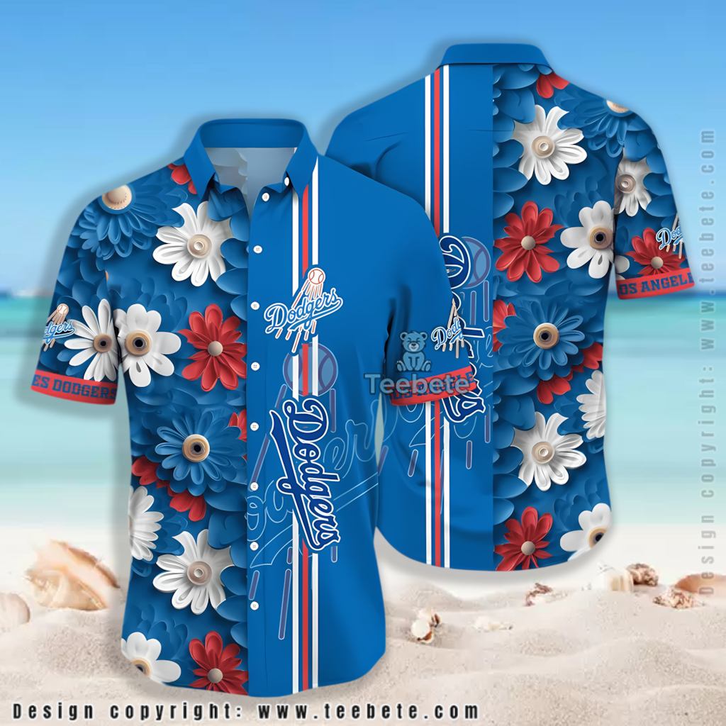 Daisy Los Angeles Dodgers Button Up Shirt Version 2 Daisy Los Angeles Dodgers Button Up Shirt Version 2