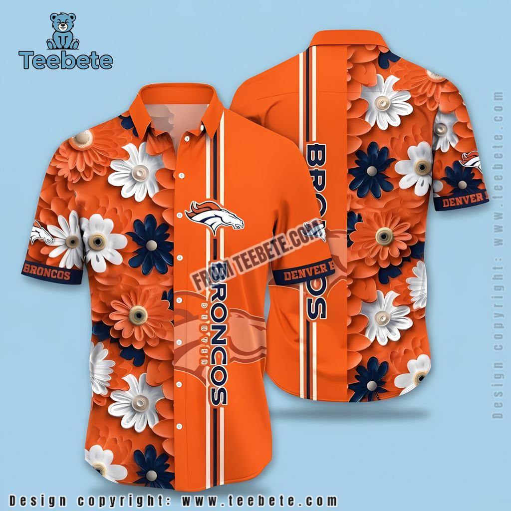 Denver Broncos Hawaiian Shirt Beach Island Denver Broncos Hawaiian Shirt Beach Island