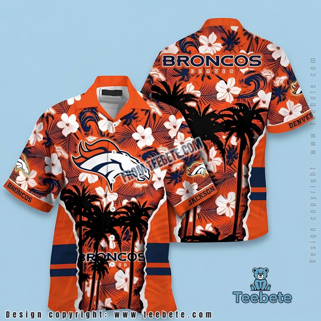 Denver Broncos Hawaiian Shirt Mickey Mouse