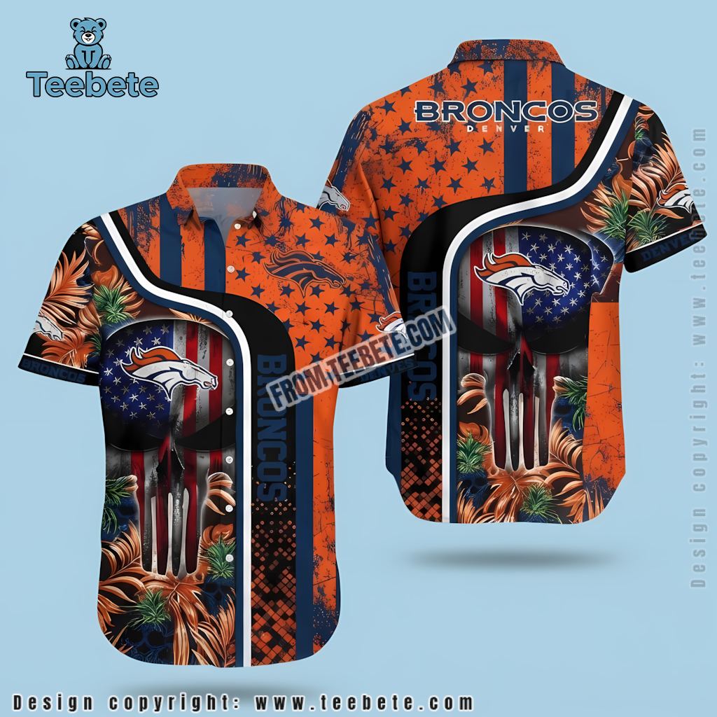 Denver Broncos Hawaiian Shirt Shamrock St. Patrick Denver Broncos Hawaiian Shirt Shamrock St. Patrick
