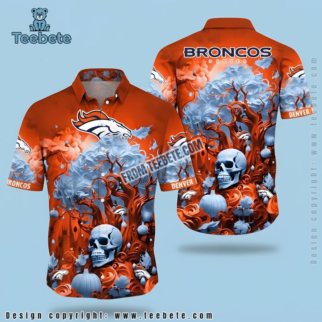 Denver Broncos Hawaiian Shirt Shamrock St. Patrick Denver Broncos Hawaiian Shirt Shamrock St. Patrick