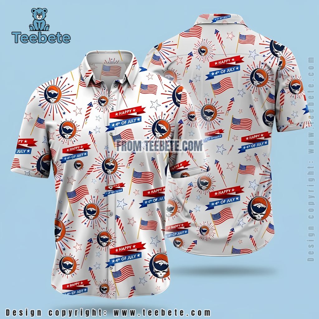 Denver Broncos Tropical Shirt Dark Floral Denver Broncos Tropical Shirt Dark Floral