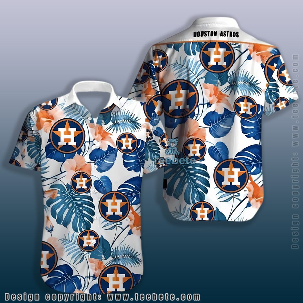 Hibiscus Floral Houston Astros Hawaiian Shirt
