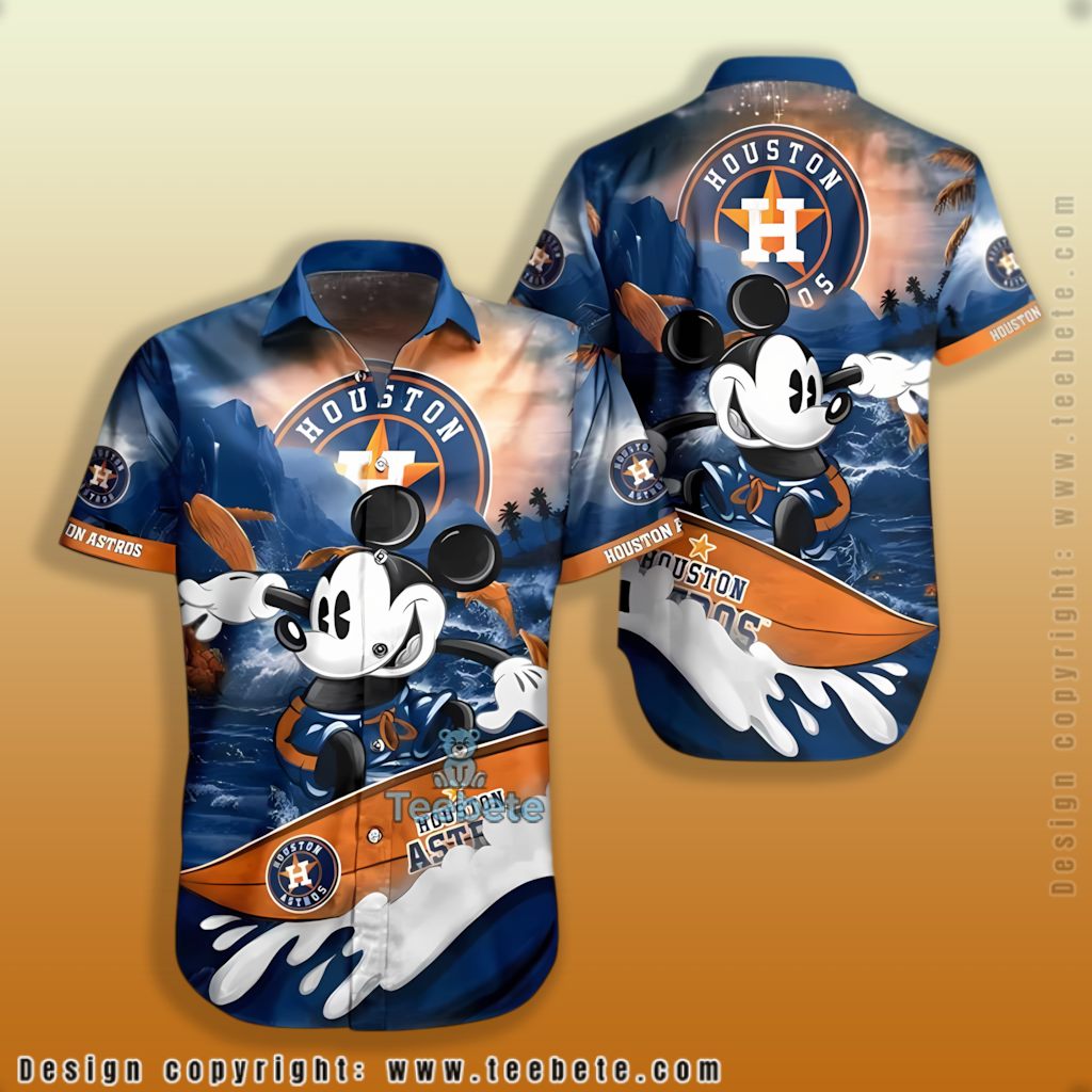 Hibiscus Floral Houston Astros Hawaiian Shirt Hibiscus Floral Houston Astros Hawaiian Shirt