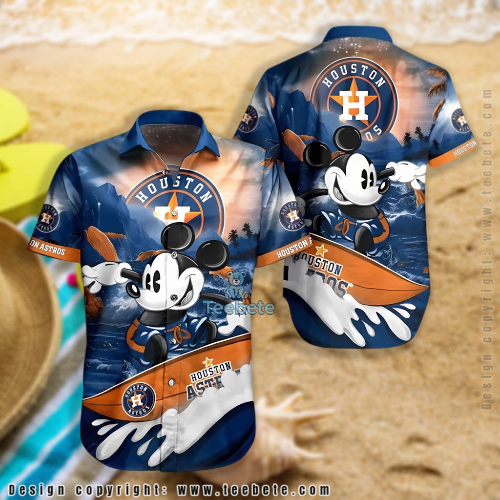 Houston Astros Hawaiian Shirt Mickey Mouse Beach Version 2 Houston Astros Hawaiian Shirt Mickey Mouse Beach Version 2