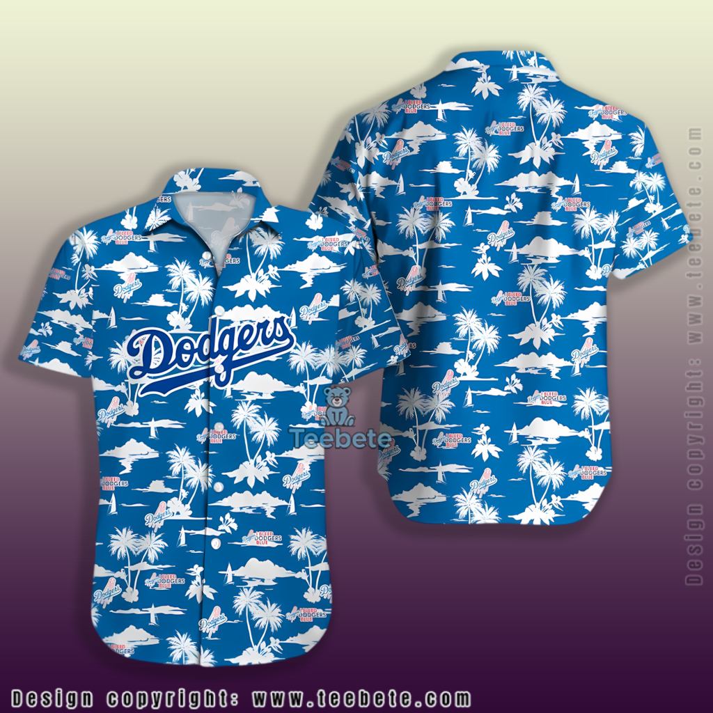 I Bleed Blue Los Angeles Dodgers Hawaiian Shirt