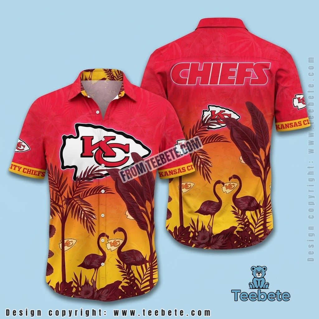 Kansas City Chiefs Hawaiian Shirt Mickey Mouse Kansas City Chiefs Hawaiian Shirt Mickey Mouse