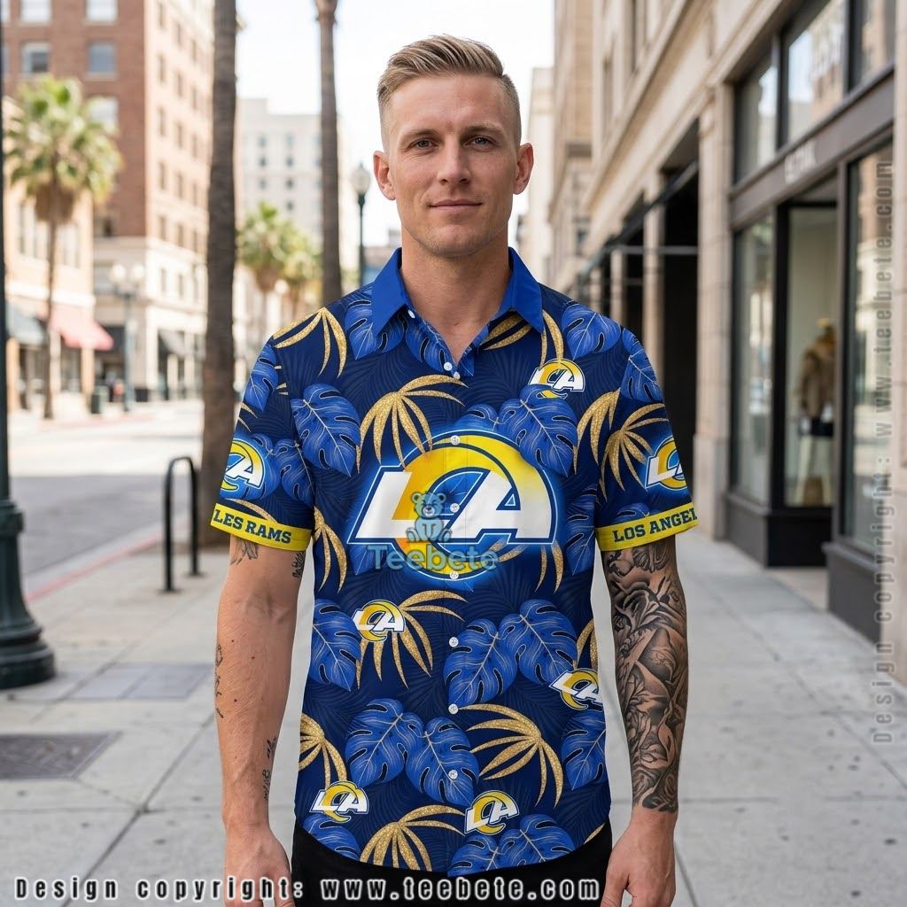 Los Angeles Rams Grim Reaper Hawaiian Shirt