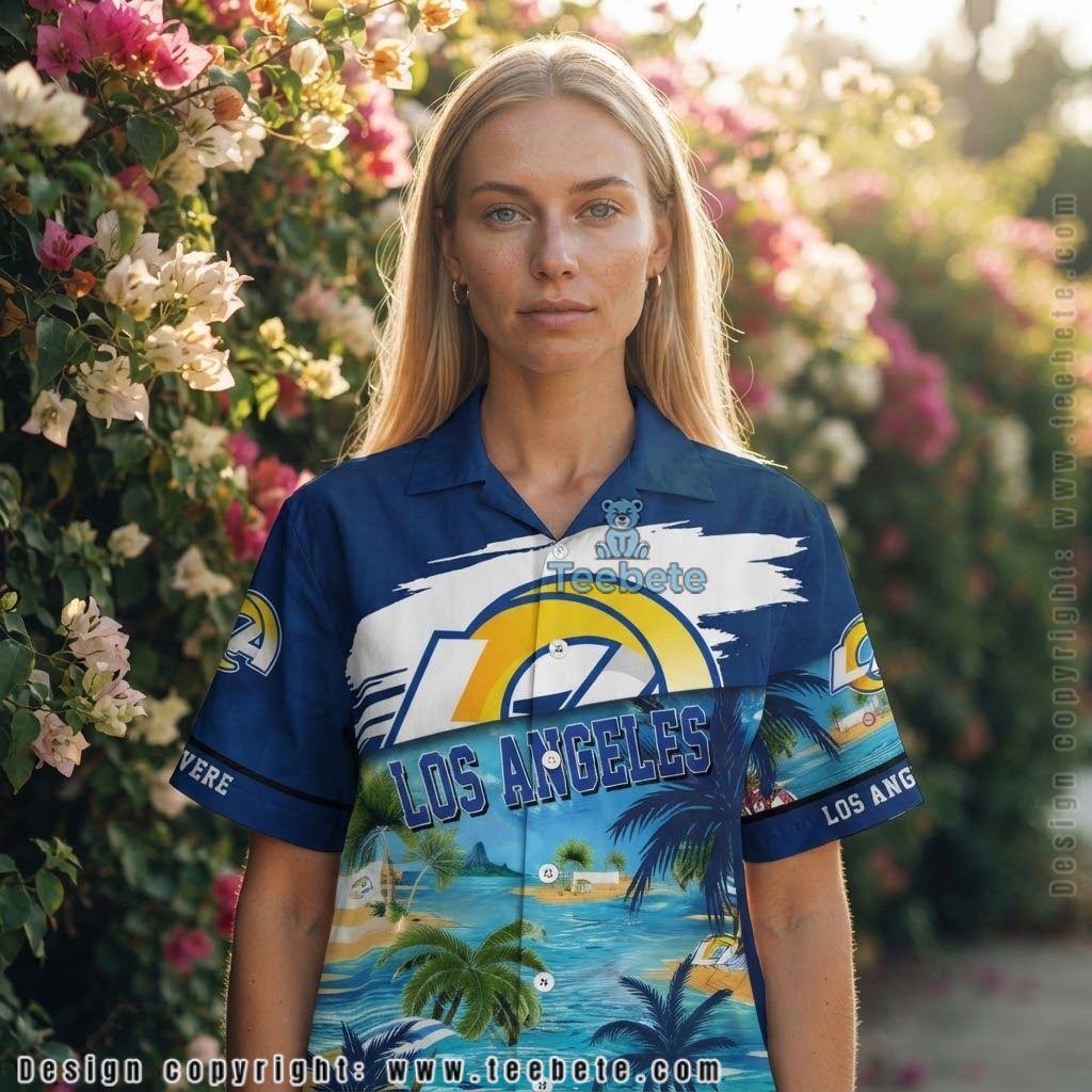 Los Angeles Rams Horror Characters Hawaiian Shirt Los Angeles Rams Horror Characters Hawaiian Shirt