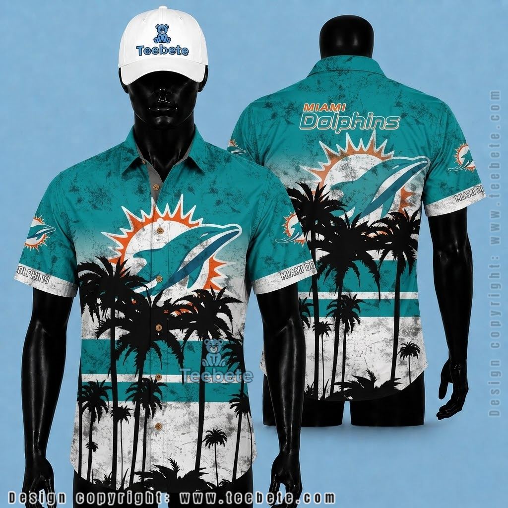 Miami Dolphins Aloha Shirt Coconut Split Miami Dolphins Aloha Shirt Coconut Split