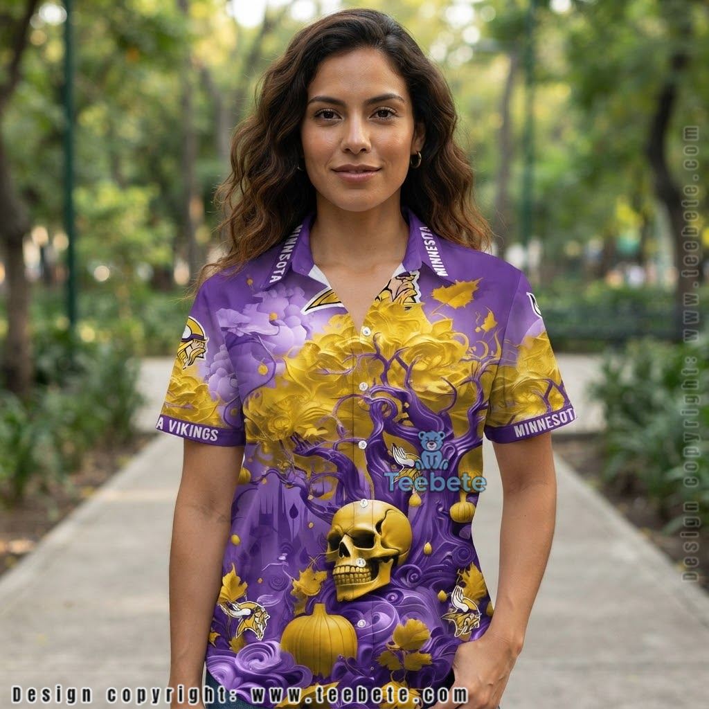 Minnesota Vikings St Patrick Mickey Aloha Shirt Minnesota Vikings St Patrick Mickey Aloha Shirt