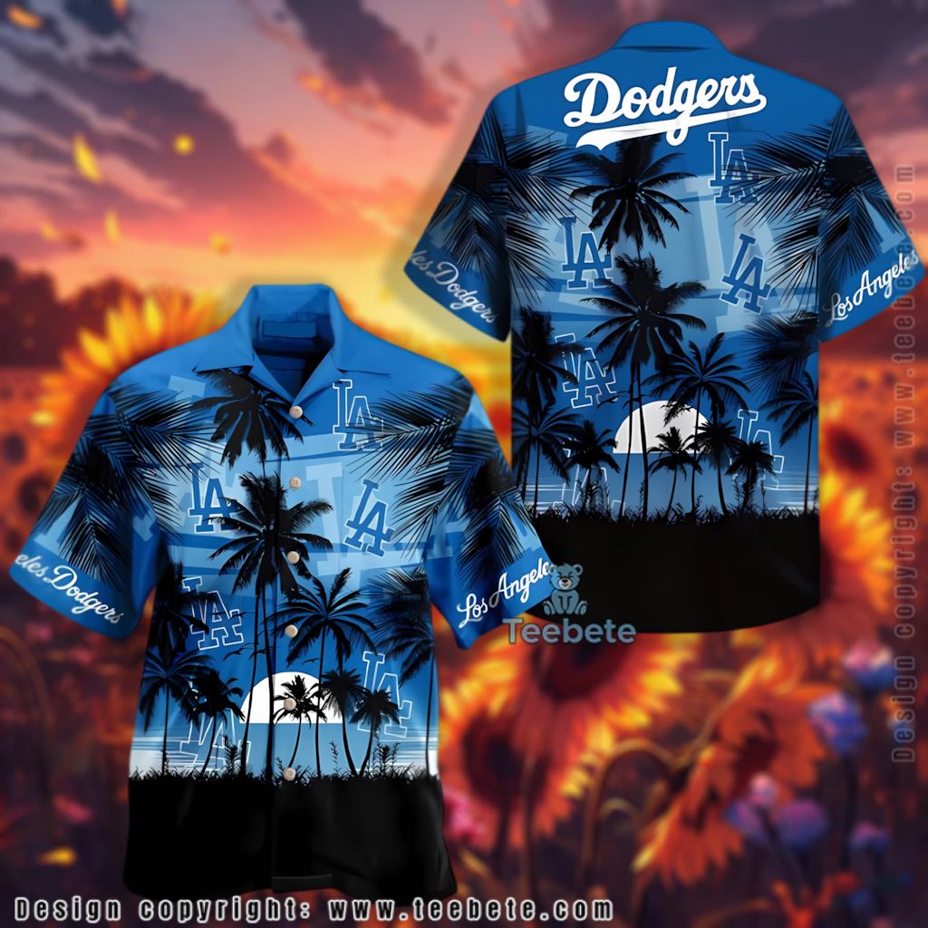 Moonlit Palm Los Angeles Dodgers Hawaiian Shirt Version 2 Moonlit Palm Los Angeles Dodgers Hawaiian Shirt Version 2