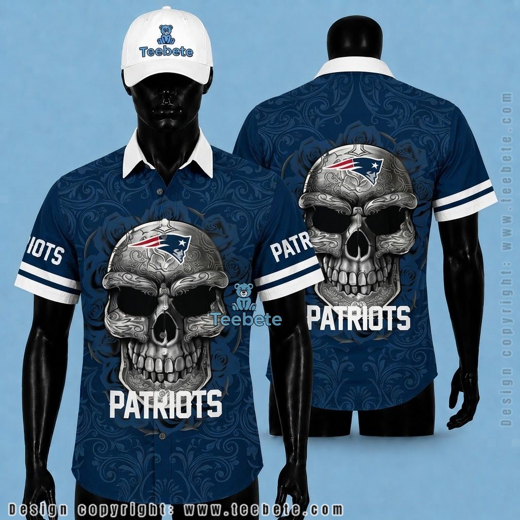 New England Patriots Hawaiian Shirt Surf Car Beach