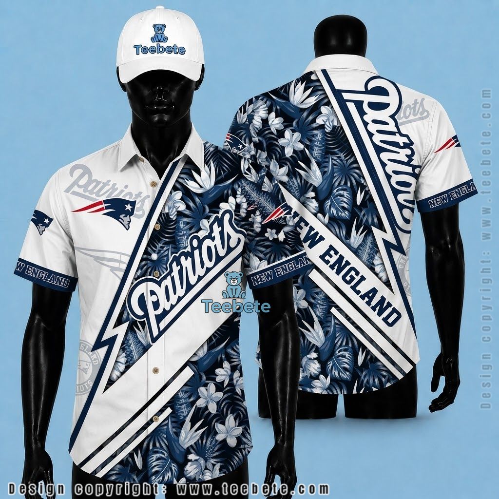 New England Patriots Hawaiian Shirt Tiki Tribal
