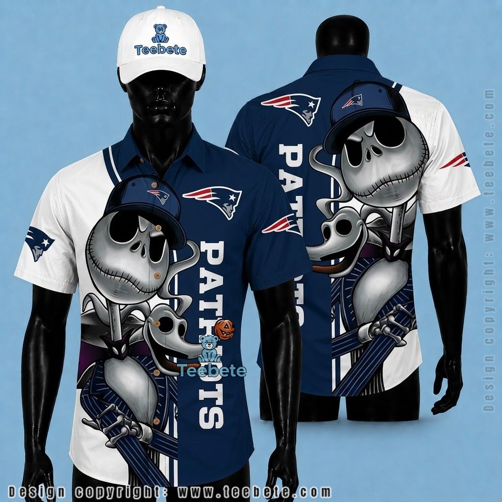 New England Patriots Hawaiian Shirt Tiki Tribal
