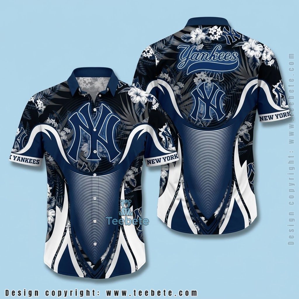 New York Yankees Hawaiian Shirt Family Spirit New York Yankees Hawaiian Shirt Family Spirit