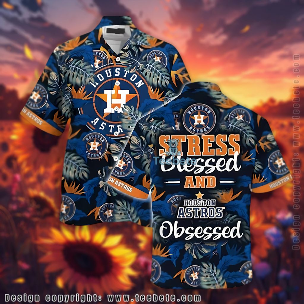 Ocean Waves Houston Astros Aloha Shirt Version 2 Ocean Waves Houston Astros Aloha Shirt Version 2
