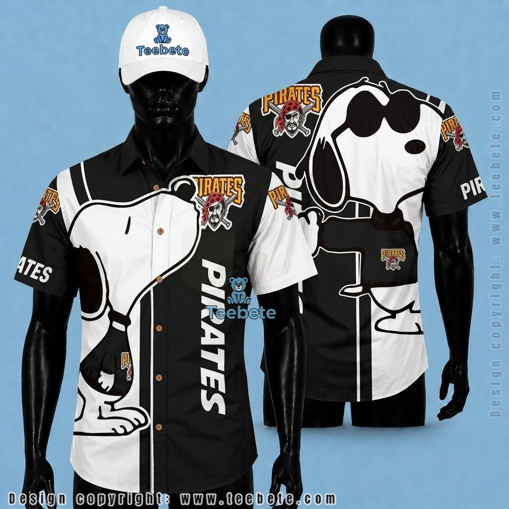 Pittsburgh Pirates Hawaiian Shirt Snoopy Cool
