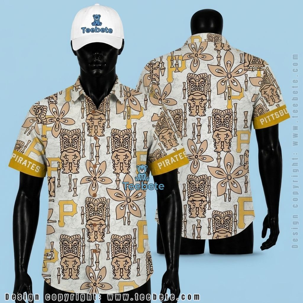 Pittsburgh Pirates Tropical Shirt Baby Yoda