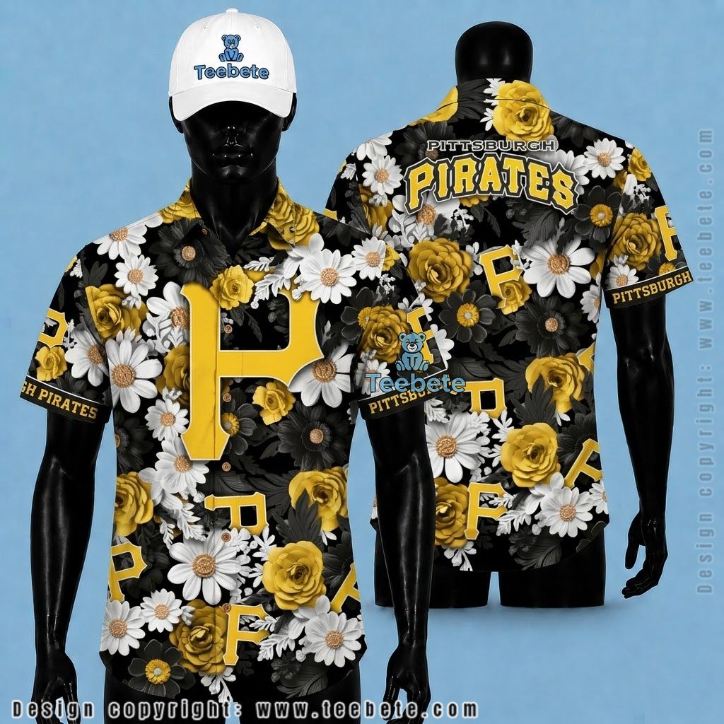 Pittsburgh Pirates Tropical Shirt Baby Yoda