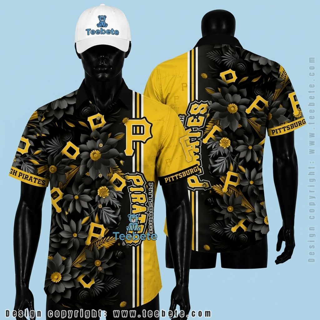 Pittsburgh Pirates Tropical Shirt Golden Sunflower