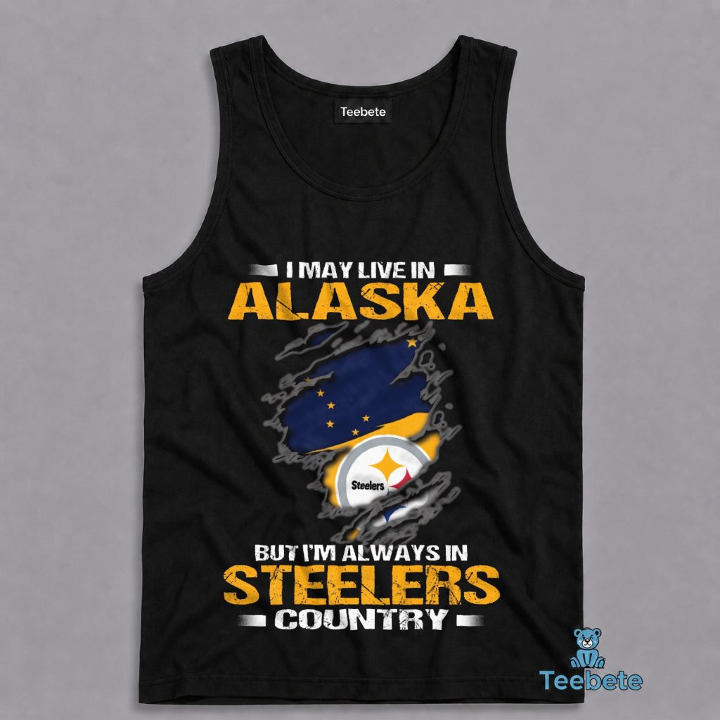 Pittsburgh Steelers Alaska Fan Tanktop Always Steelers Country Pittsburgh Steelers Alaska Fan Tanktop Always Steelers Country