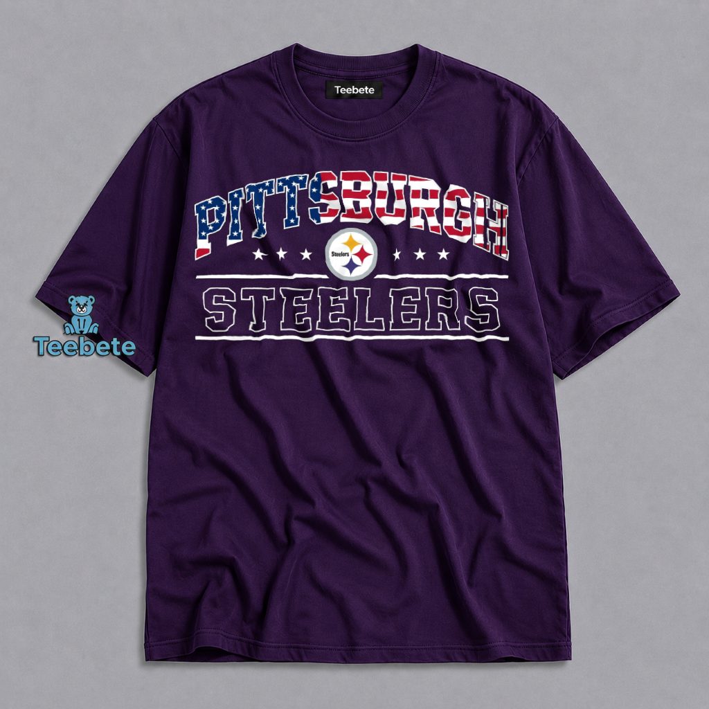 Pittsburgh Steelers American Flag Football Shirt