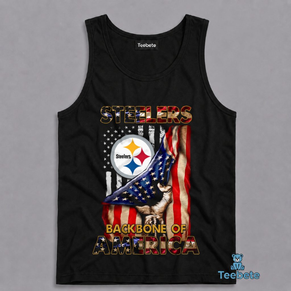 Pittsburgh Steelers Backbone Of America Patriotic Tanktop Pittsburgh Steelers Backbone Of America Patriotic Tanktop