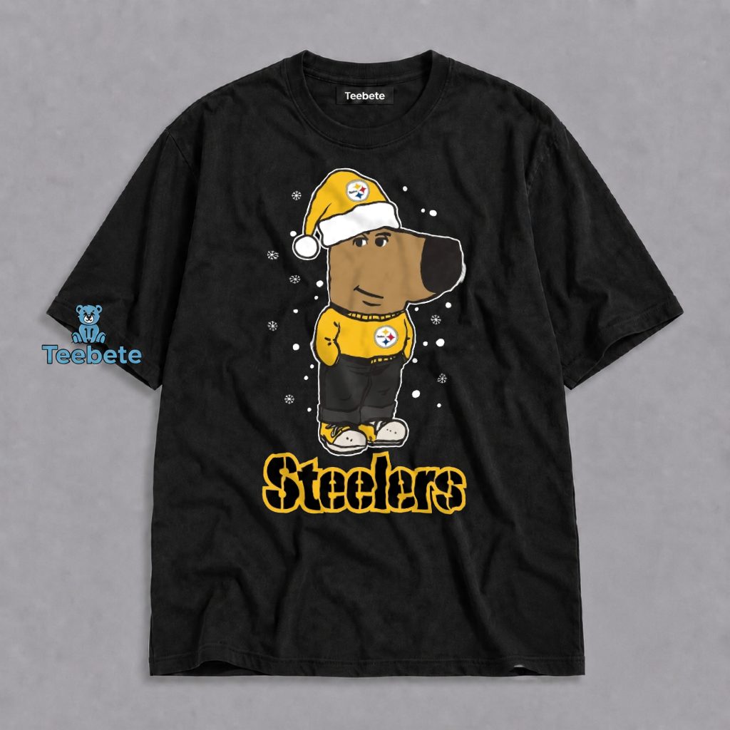 Pittsburgh Steelers Chill Guy Christmas Shirt
