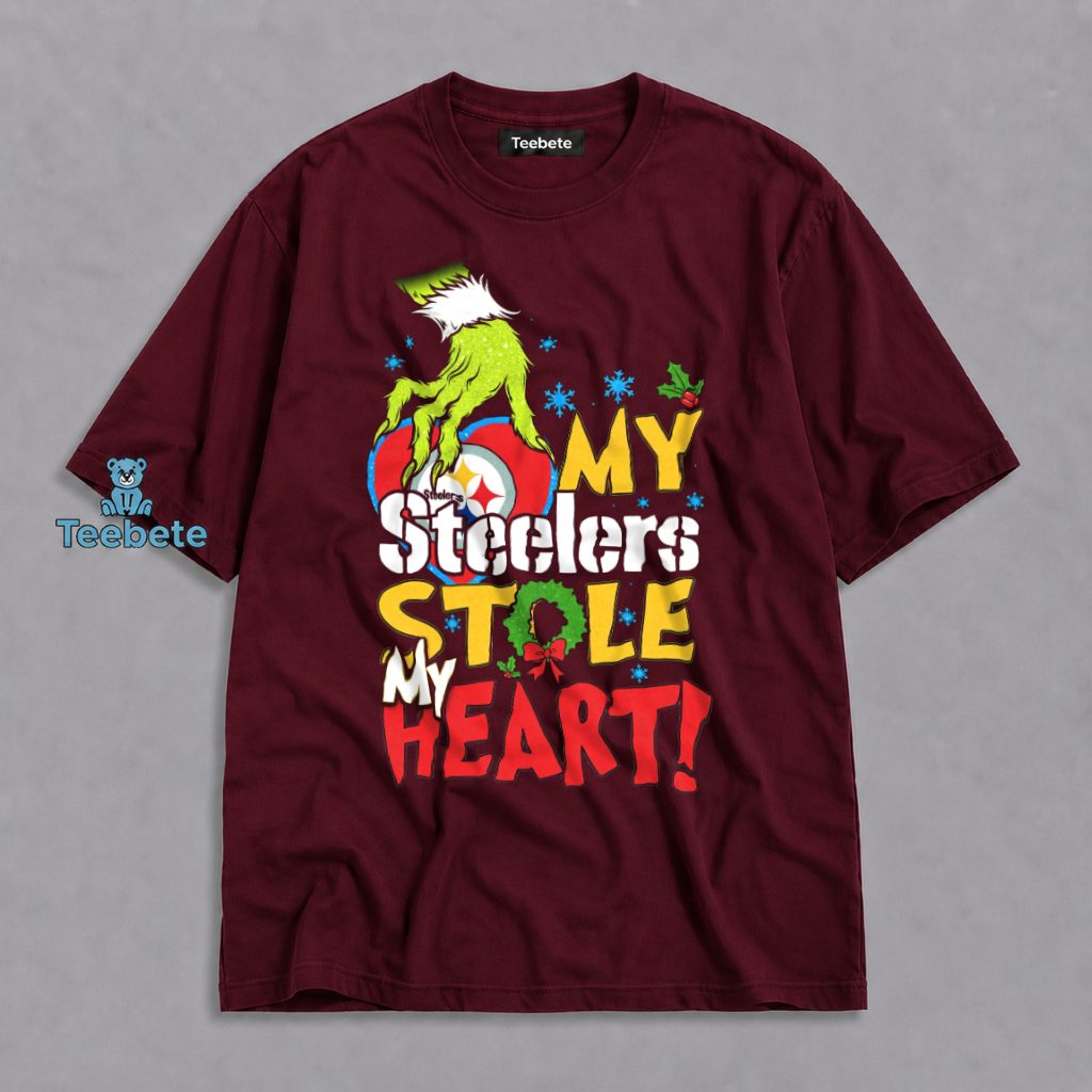 Pittsburgh Steelers Grinch Stole My Heart Shirt