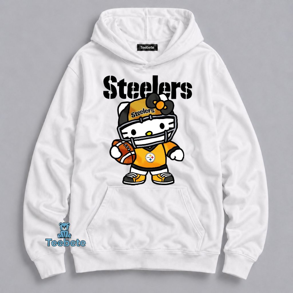 Pittsburgh Steelers Hello Kitty Cute Hoodie Pittsburgh Steelers Hello Kitty Cute Hoodie