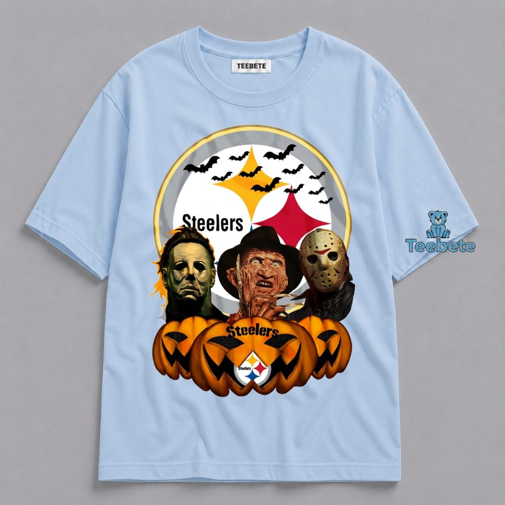 Pittsburgh Steelers Horror Icons Halloween Shirt