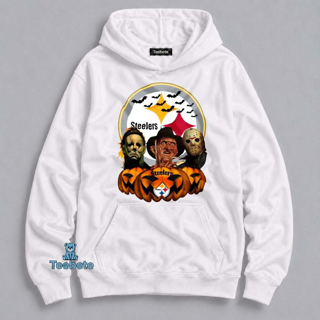 Pittsburgh Steelers Horror Icons Halloween Hoodie Pittsburgh Steelers Horror Icons Halloween Hoodie