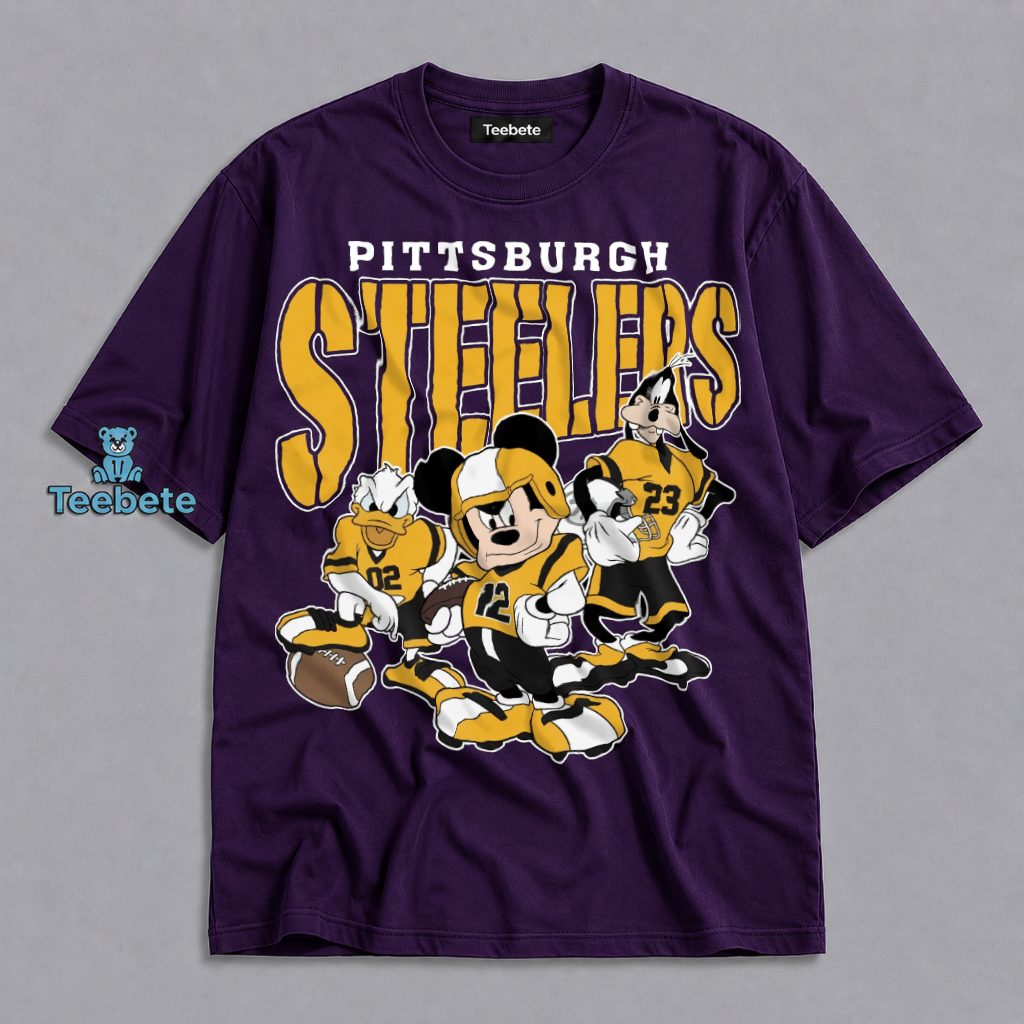 Pittsburgh Steelers Mickey Mouse Disney Characters Shirt