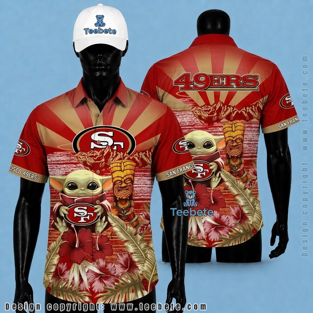 San Francisco 49ers Tropical Shirt Baby Yoda