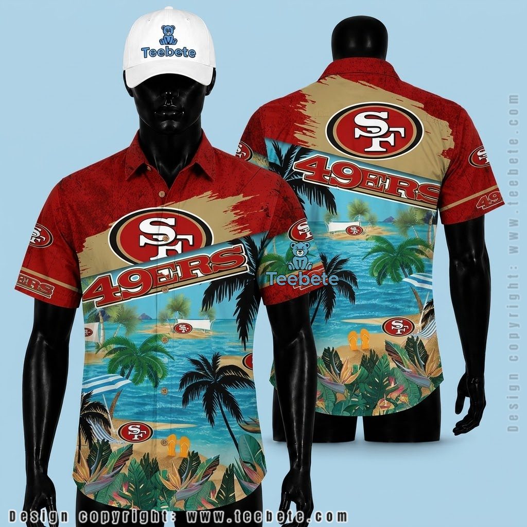 San Francisco 49ers Tropical Shirt Palm Beach