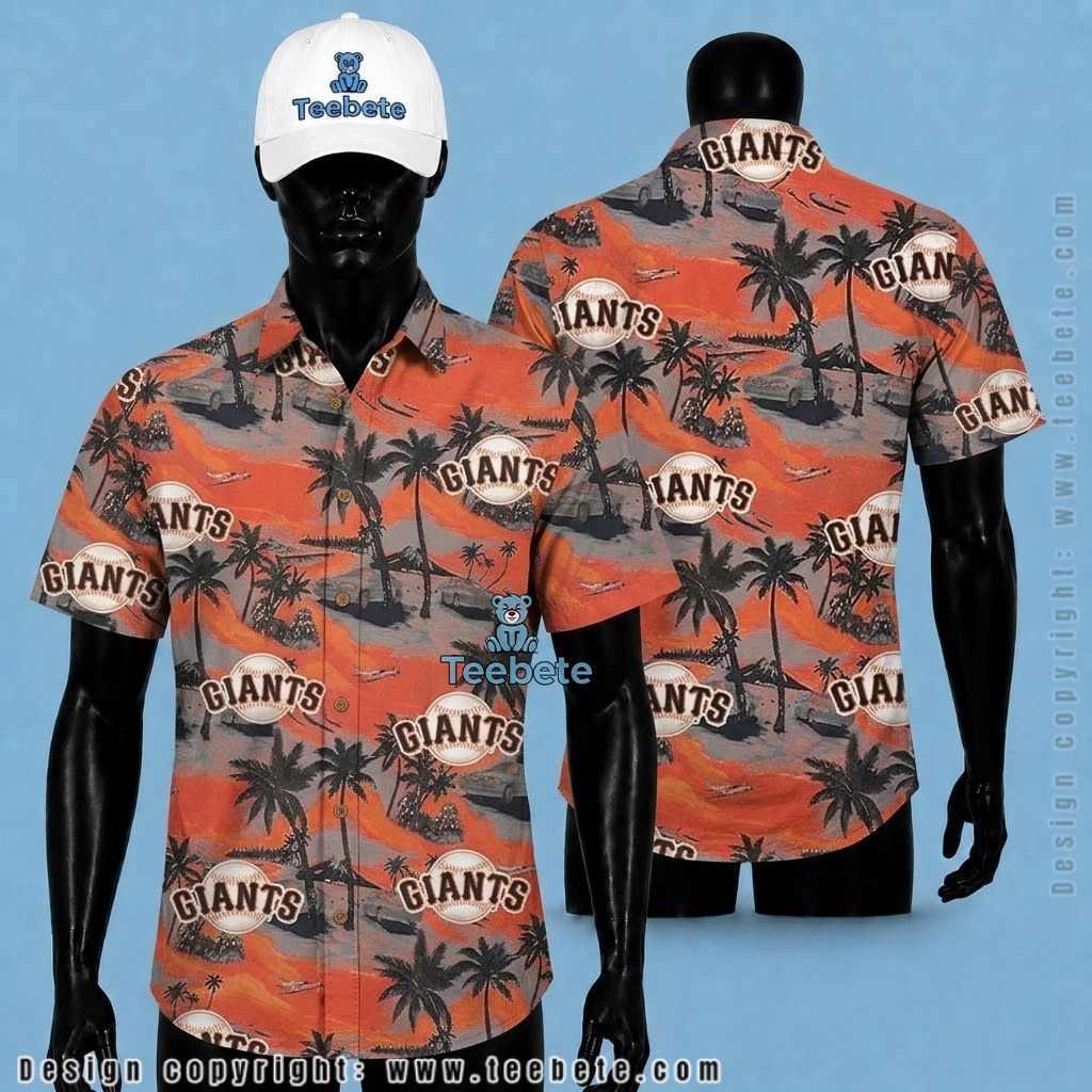 San Francisco Giants Tropical Shirt Retro Beach