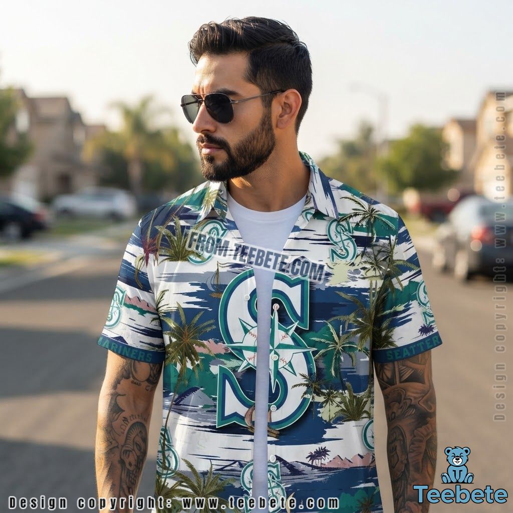 Seattle Mariners Tropical Shirt Summer Scenic