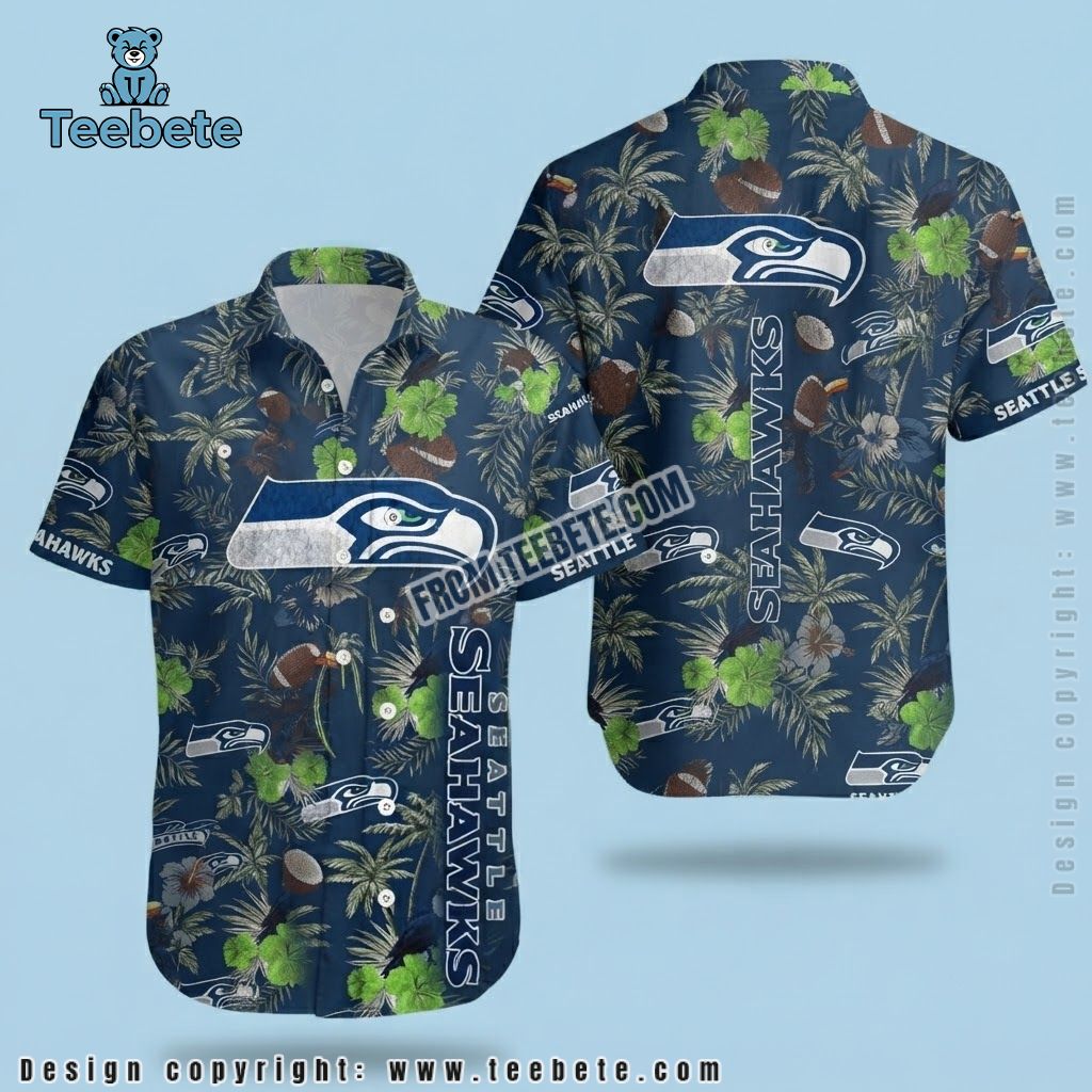 Seattle Seahawks Hawaiian Shirt Mickey Mouse