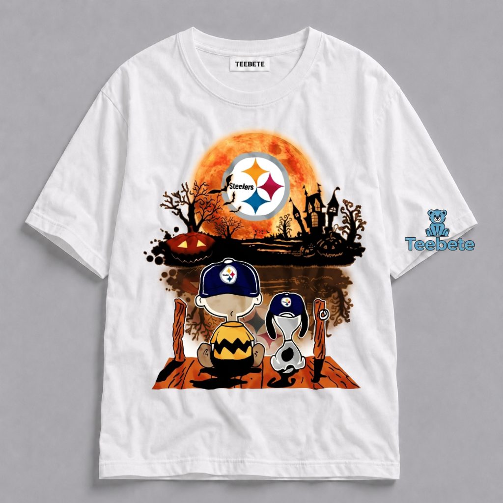 Snoopy Charlie Brown Pittsburgh Steelers Halloween Shirt