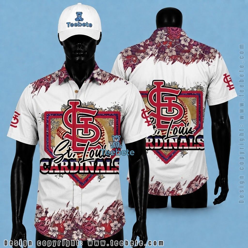 St. Louis Cardinals Hawaiian Shirt Home Plate