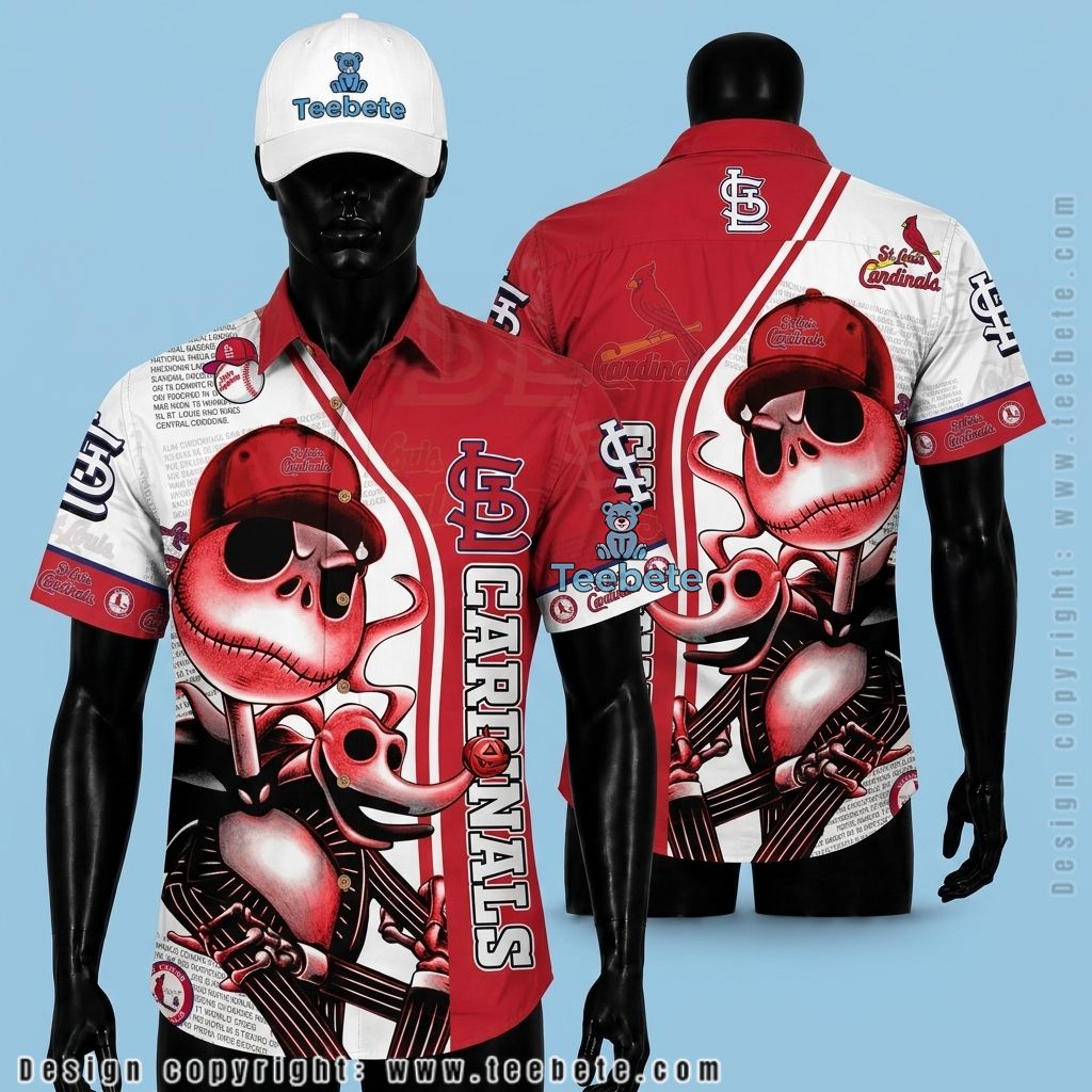 St. Louis Cardinals Hawaiian Shirt Mickey Mouse St. Louis Cardinals Hawaiian Shirt Mickey Mouse