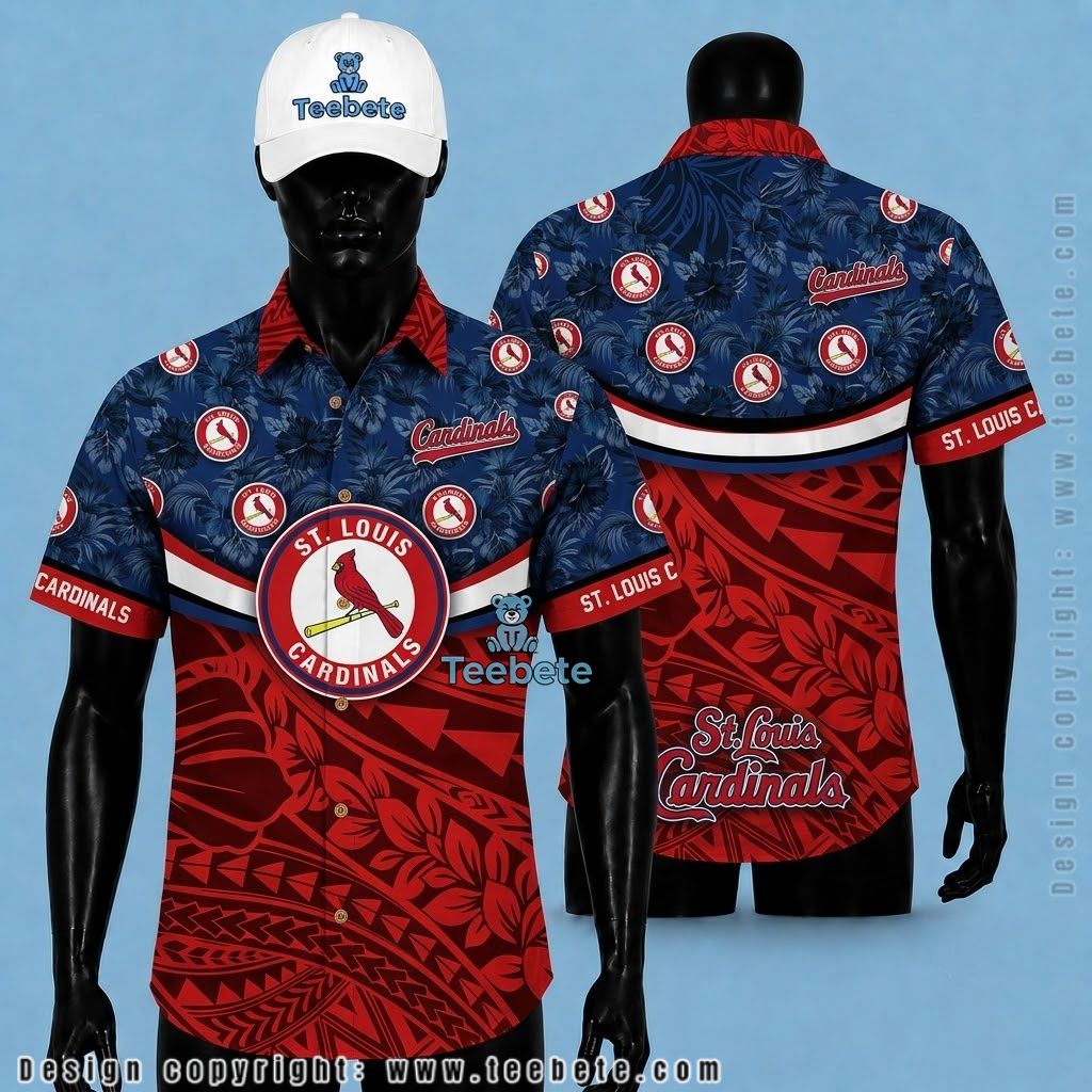 St. Louis Cardinals Hawaiian Shirt Retro Patchwork